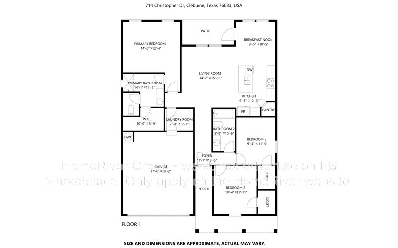 Available Now! 714 Christopher Drive, Cleburne, TX 76033 property image