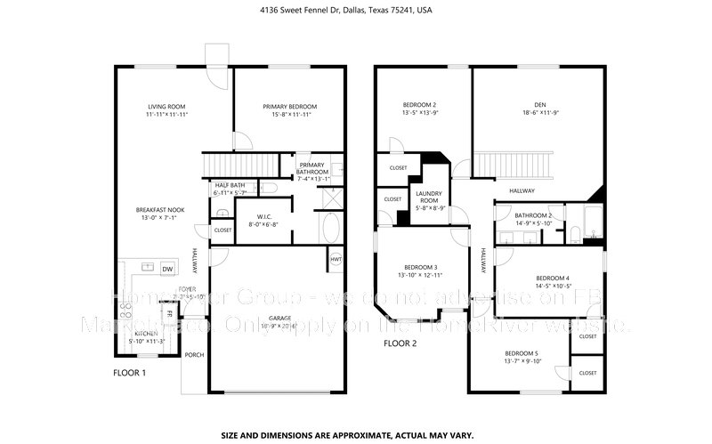 Available Now! Amazing 5 beds and 2.5 baths home! property image