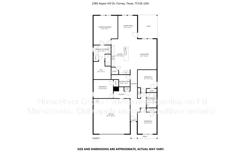4 BR Home | Quartz Counters | Covered Patio | Refrigerator property image
