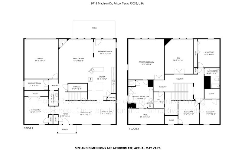 5 BR Home | Private Study | Fenced Yard | Frisco ISD property image