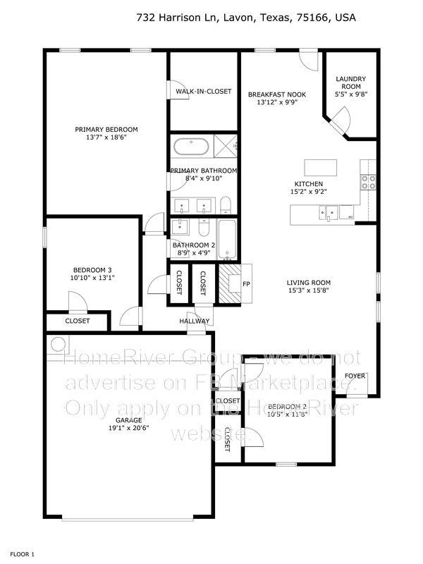 Move-in Ready! 3BR | Fenced Yard | Tile Floors | 2-Car Garage property image