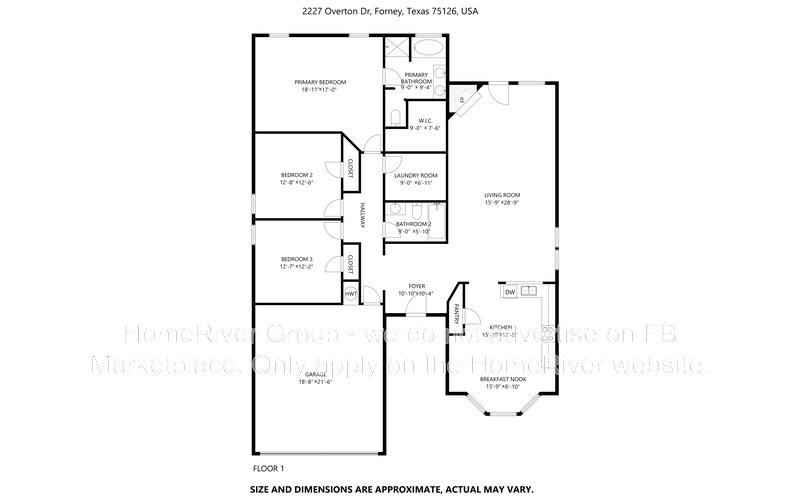Move-in Ready! 3 BR, 2 BA | Covered Patio | Crosby Elementary School property image