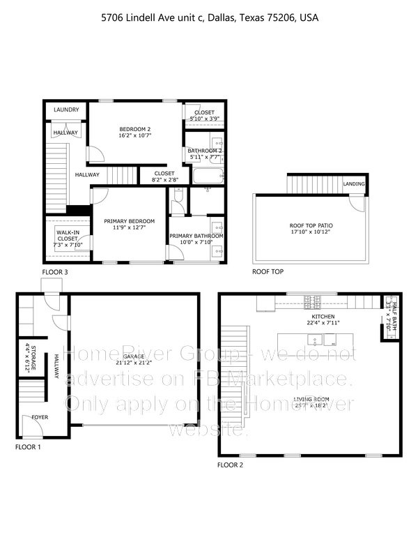 2 BR Multi-Level Apt Unit | Washer and Dryer | Rooftop Terrace property image