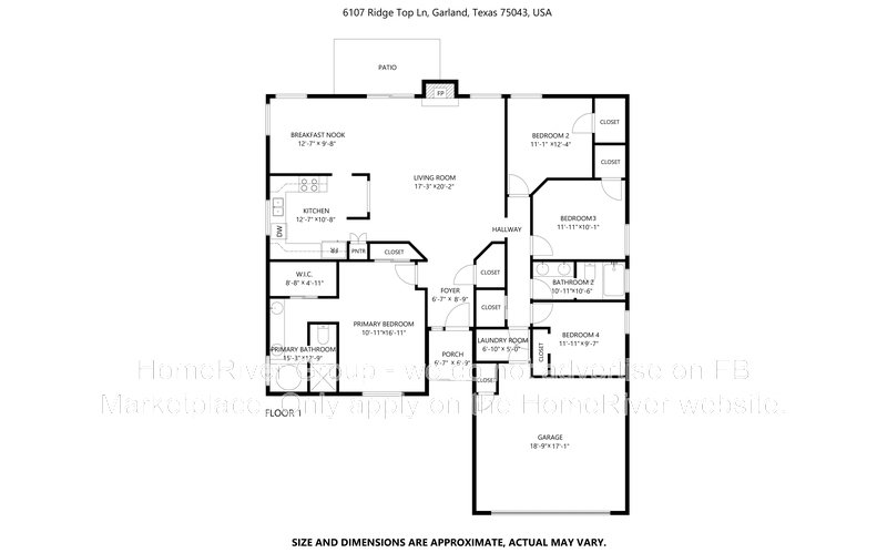 Pet Friendly!! 6107 Ridge Top Lane, Garland, TX, 75043 property image