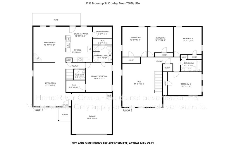 Available Now! Amazing 5 beds and 2.5 baths home! property image