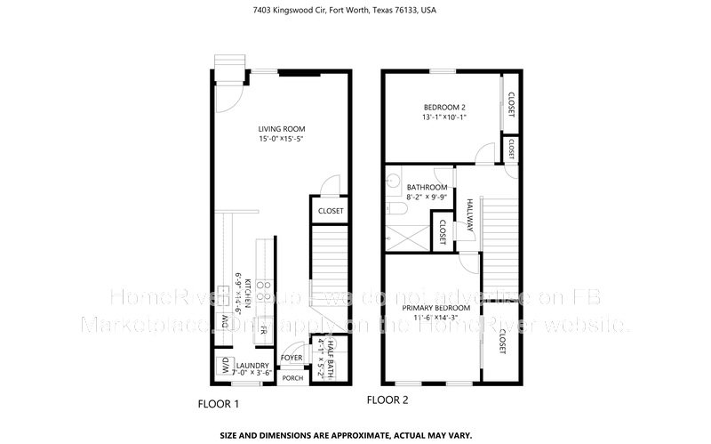 2 BR Duplex | Fenced Yard | Fridge, Washer, and Dryer | property image