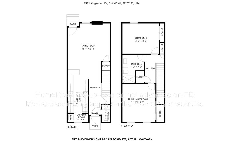 2 BR Duplex | Fenced Yard | Fridge, Washer, and Dryer | property image