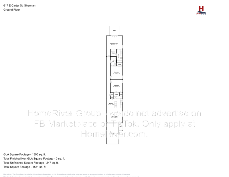 Charming Duplex - Refrigerator - Open Floorplan - Laminate flooring property image