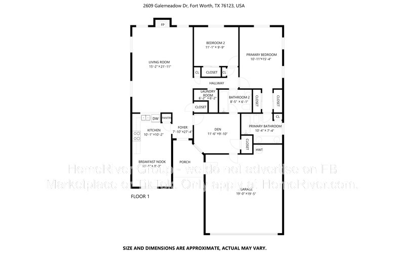 3 BR Home | Fenced Yard | Fireplace property image