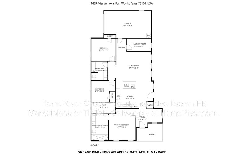 3 BR Home | Quartz Counters | Refrigerator | property image