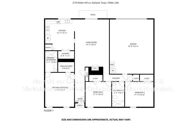 SS APPLIANCES, HARD FLOORS, NEW HVAC, GARLAND ISD property image