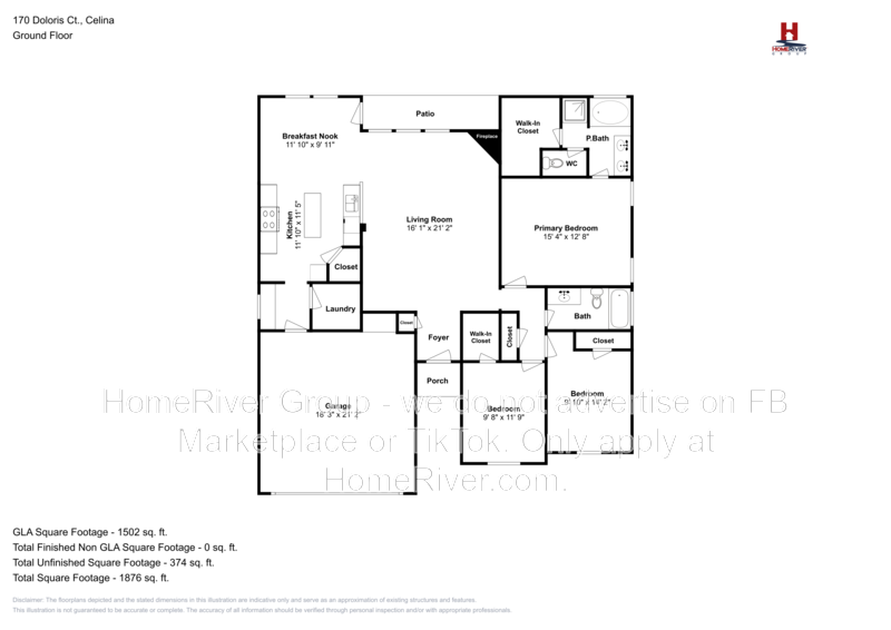 Celina ISD - Oversized backyard - Large Primary Closet property image