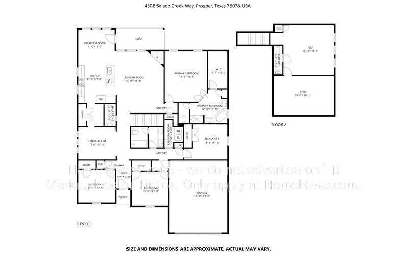 Modern Prosper Living with Chef's Kitchen & Huge Game Room property image